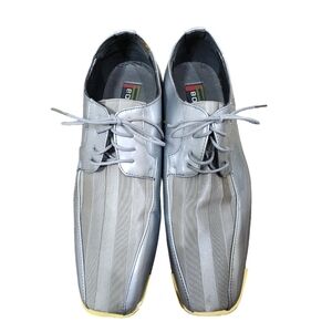 Bolano Men's Silver Dress Shoes